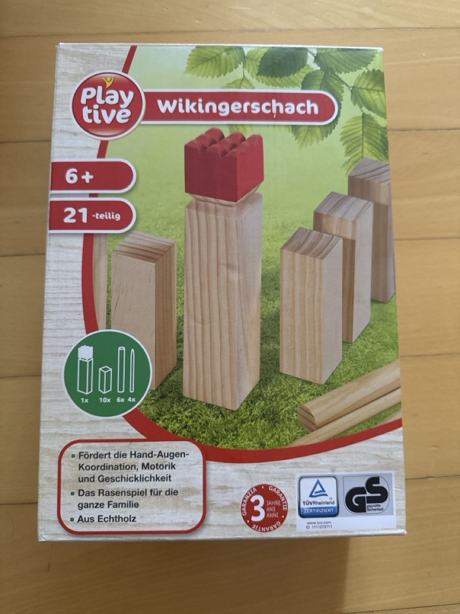 Giochi: Kubb Playtive Wikingerschach Holz – Nuovo (secondo la descrizione) da Luzern venduto da mic_6lyh 2