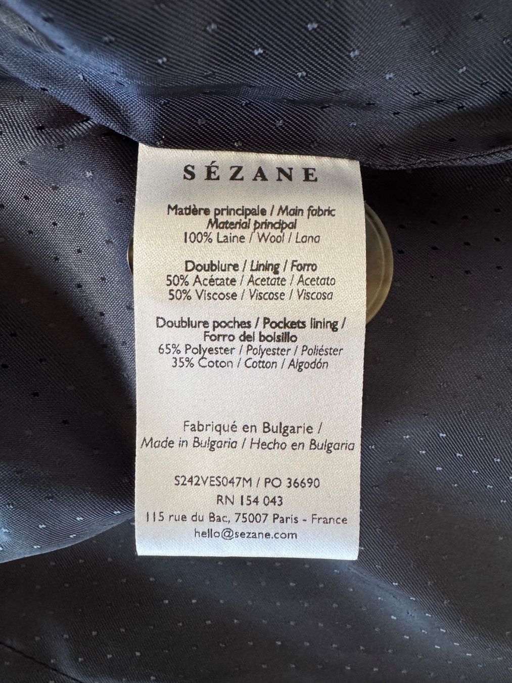 Sezane Giacche: Sezane Blazer Michele – Usato da Chéserex venduto da Peva235 3