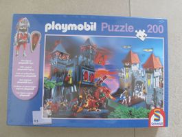 Playmobil 55443 Puzzle Drachenfestung 200 Teile - Neu & OVP