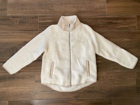 Up2Fashion Fleecejacke in Teddy-Optik weiss Gr. M (40/42)