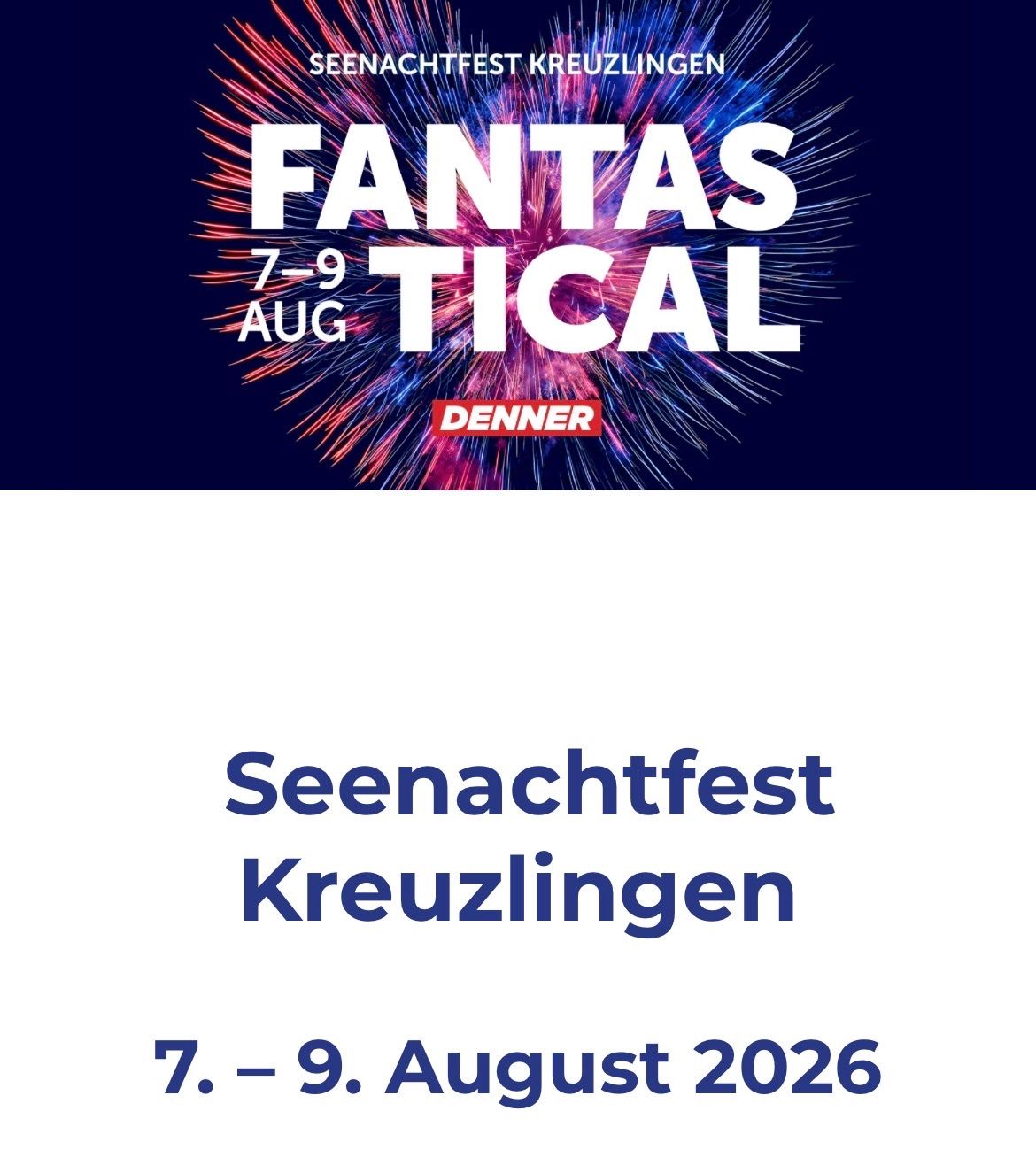 Tickets: Fantastical Kreuzlingen 2 Tickets 8. August – Gebraucht aus Arbon von FabienneN02