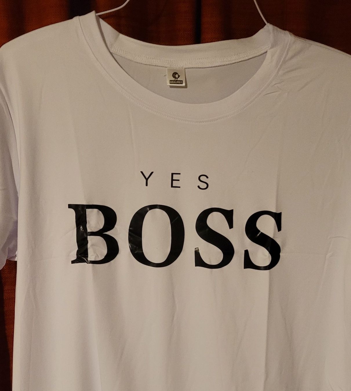 T-Shirts: "Yes Boss" T-Shirt Gr. S – Neu und originalverpackt aus Zürich von Avd 1