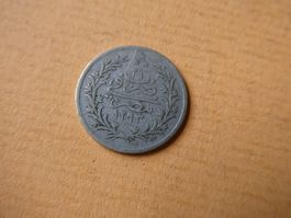 Osmanisches Reich AH 1293, Silbermünze 15 mm