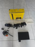 Sony PlayStation 2 (PS2) mit 2 Controllern + GTA San Andreas