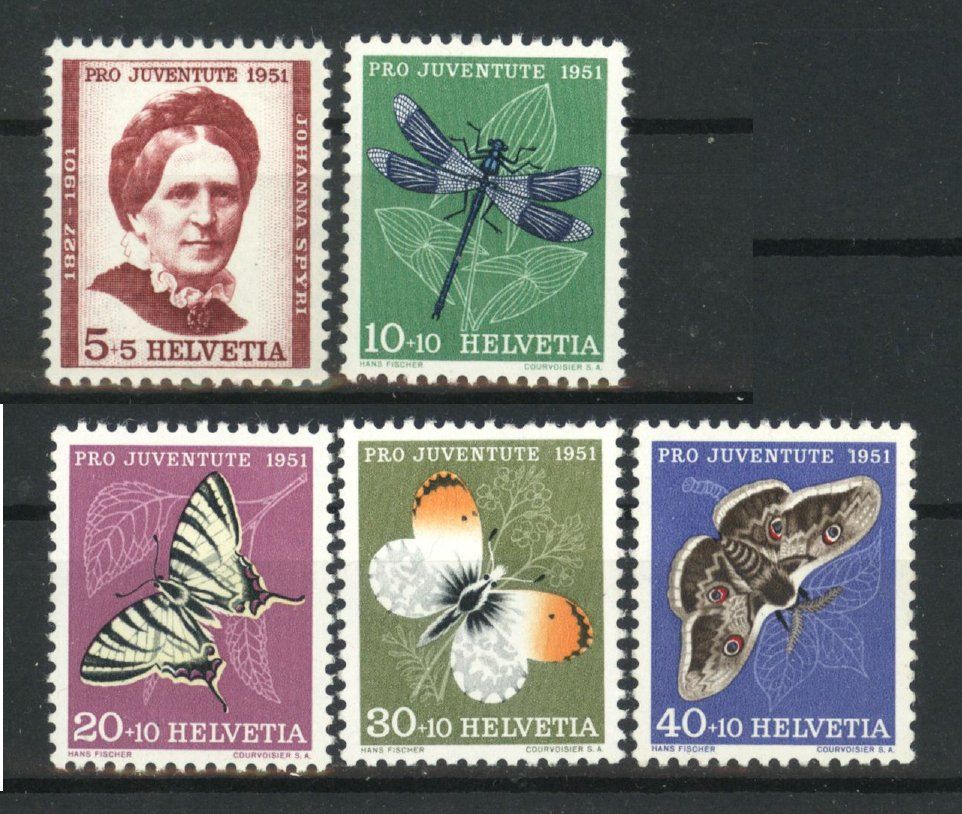 Tutti i francobolli: 1951, Pro Juventute ** – Usato da Willisau venduto da Vollstempel