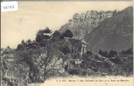 Salvan - Les Rochers du Soir et la Dent de Morcles