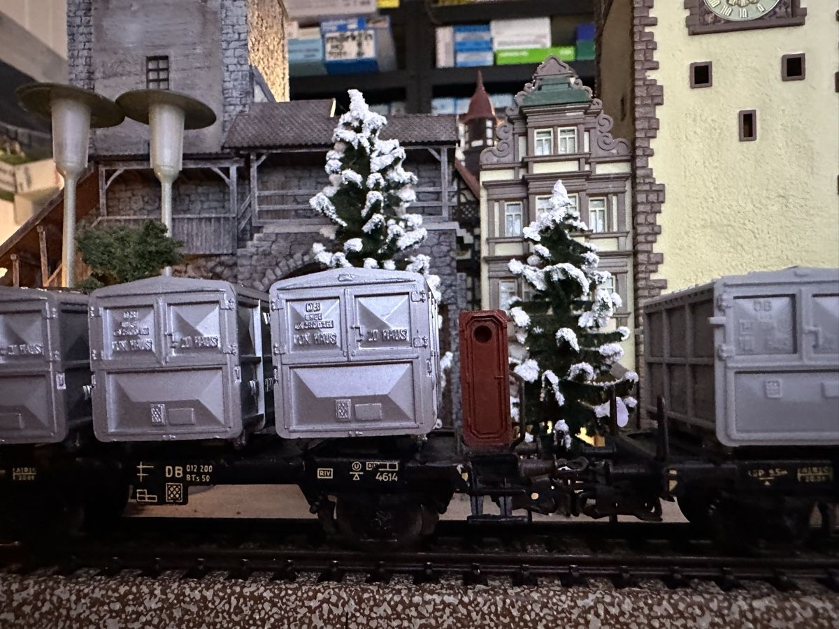 Märklin Modellini di ferrovie: Märklin 3080 DHG 500 Containerzug – Usato da Lupsingen venduto da New-Haven 1