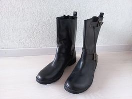 Schicke schwarze Stiefel von Calvin Klein Jeans Grösse 44.5