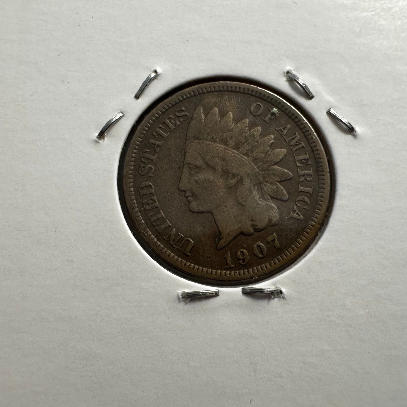 Tutti le monete: 1 Cent USA Indianer 1907 – Usato da Reitnau venduto da tb-muenzen 1