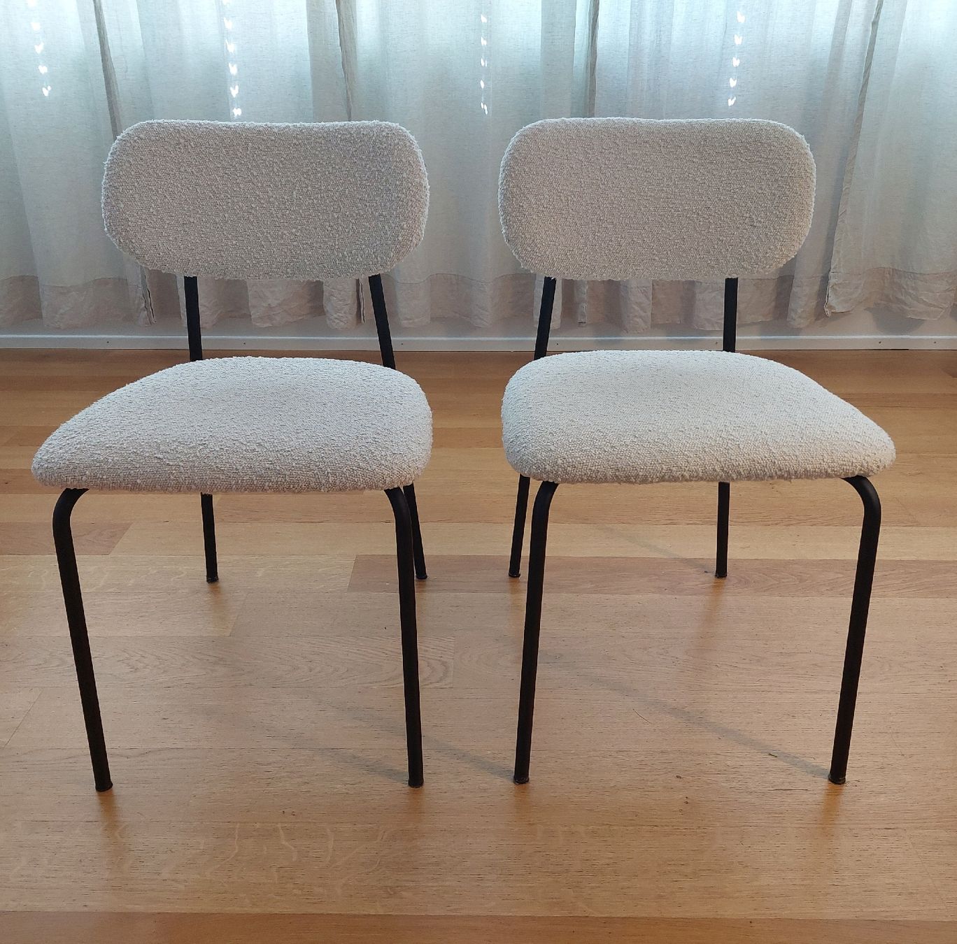 Micasa Sedie: Micasa Stuhlset 2er-Set Teddy-Stoff Cremefarbe Modern – Usato da Schaffhausen venduto da mviege