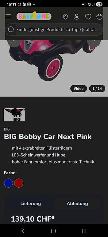 Veicoli per bambini: Big Bobby Car in top Zustand – Usato da Titterten venduto da miggelilli88 2