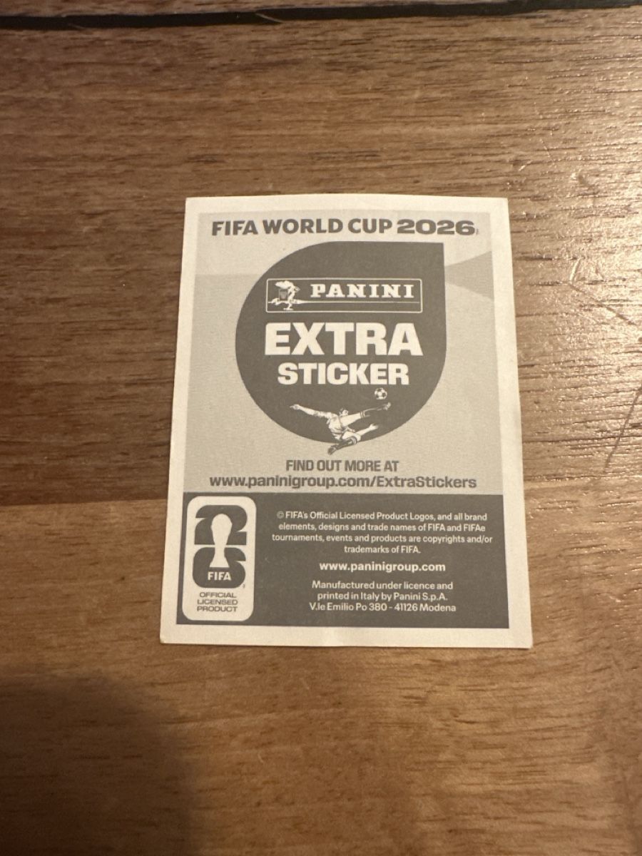 Panini Carte collezionabili: Extra Sticker GOLD Kylian Mbappé Panini 2026 – Nuovo (secondo la descrizione) da Hildisrieden venduto da malamut200 2