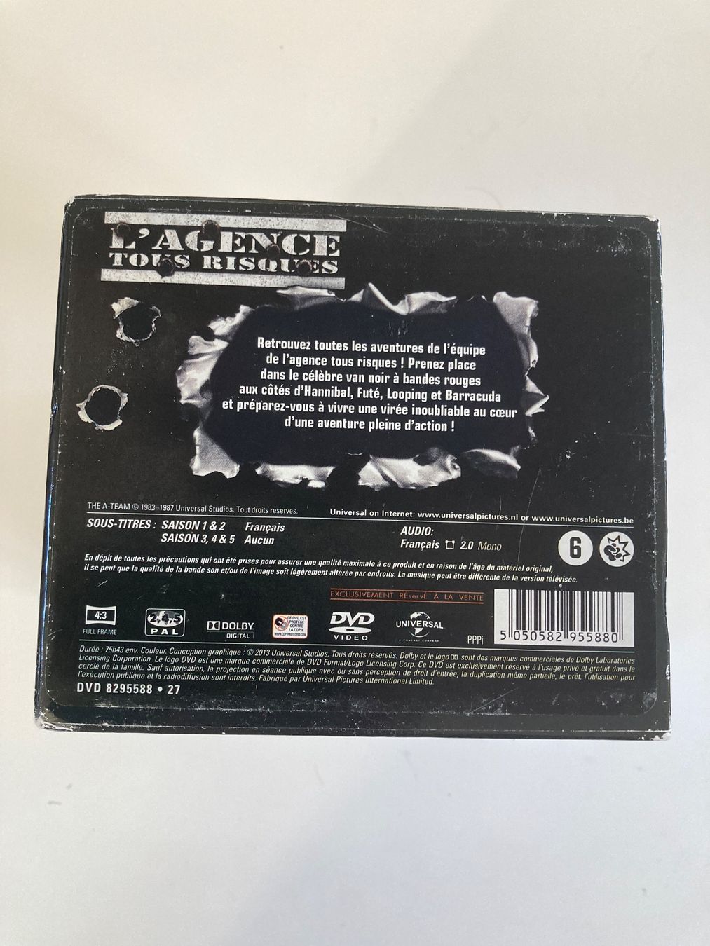 Tutti i DVDs: Coffret DVD Agence Tous Risques intégrale 27 disques – Usato da Bassecourt venduto da CALUMET-X 6