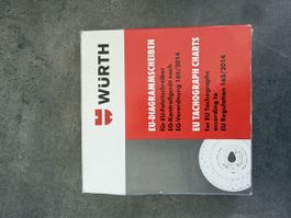 Würth EU-Diagrammsscheiben Tachograph Charts neu