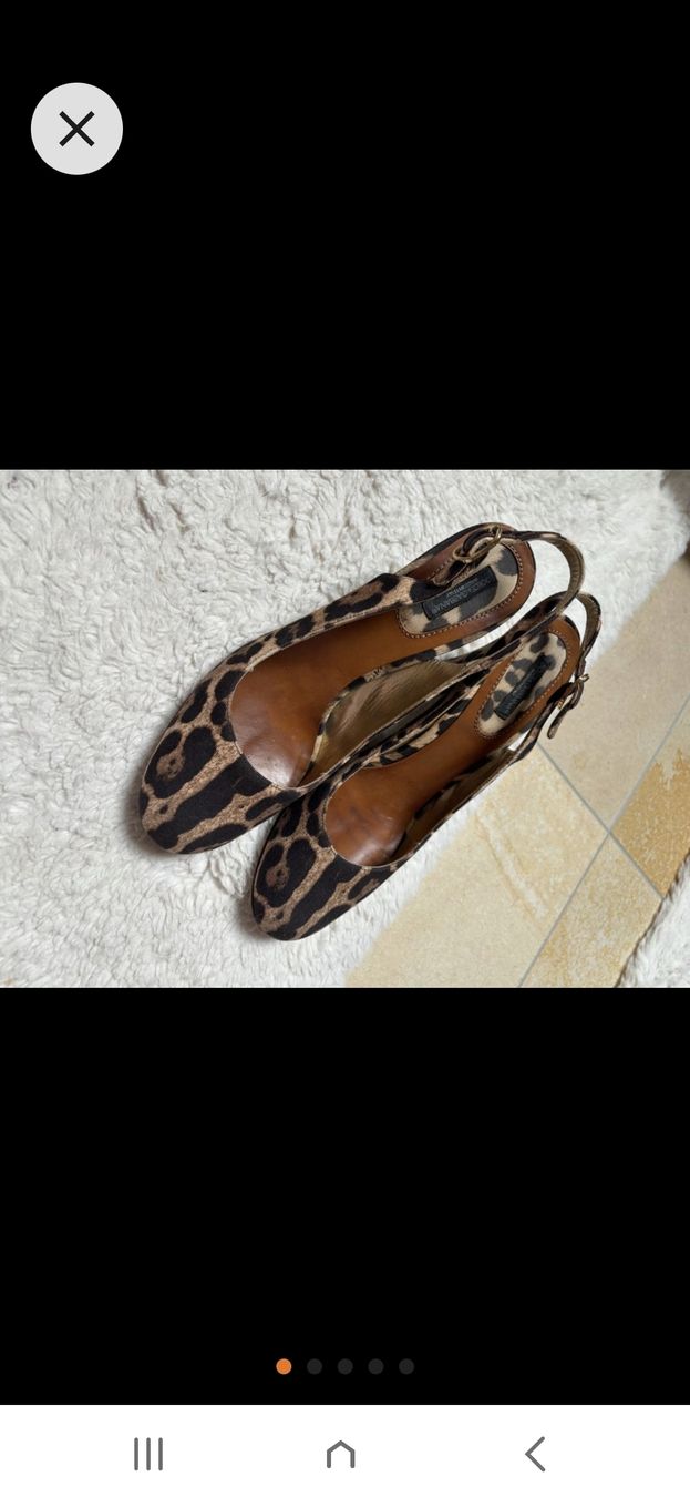 Dolce & Gabbana Damenschuhe: D&G Leo-Pumps, Gr. 37, elegant, eher klein geschnitten – Gebraucht aus Thalwil von Jola123 3