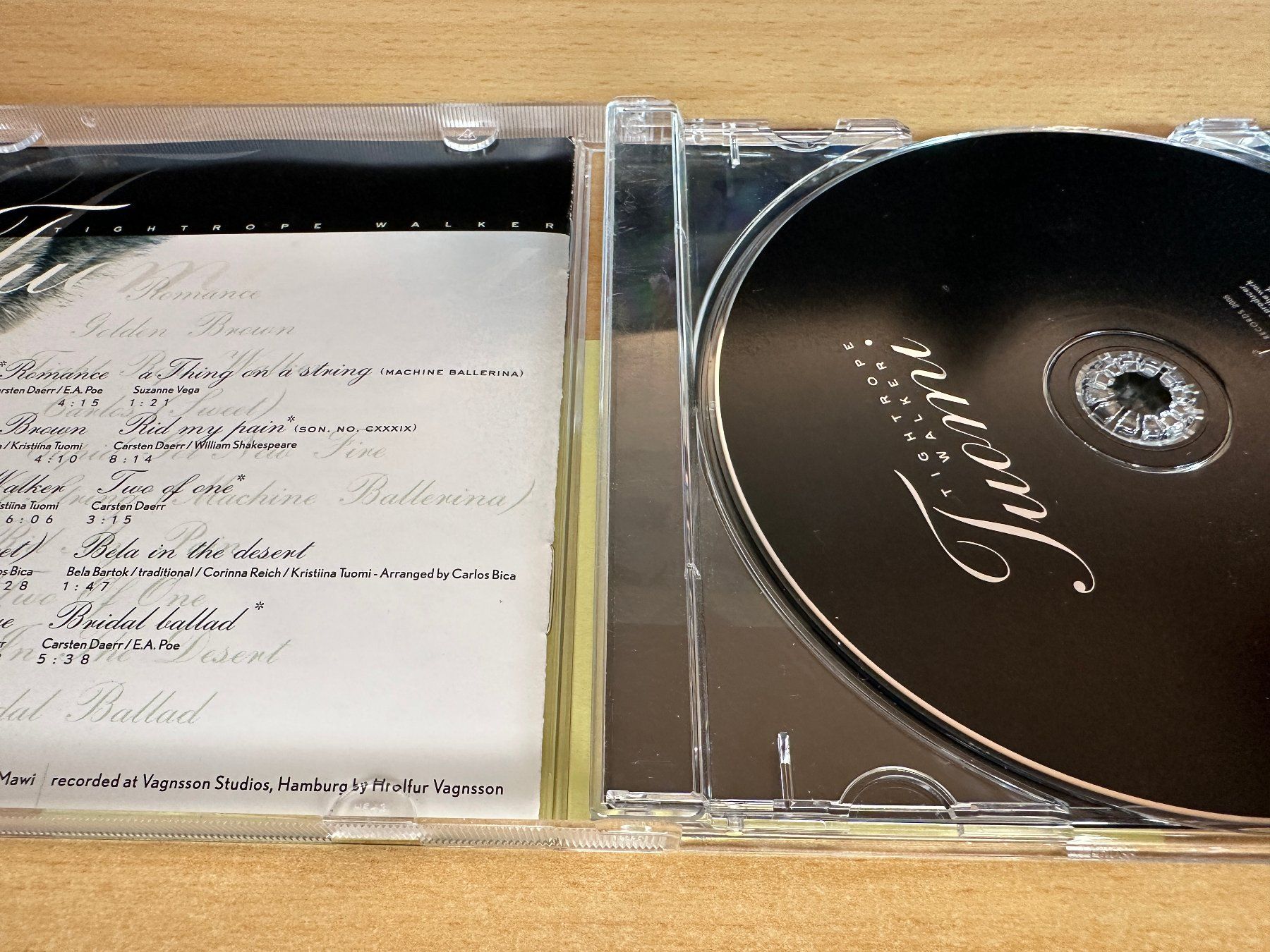 CD: Tuomi – Tightrope Walker – Usato da Rikon im Tösstal venduto da Alpenmutz 2