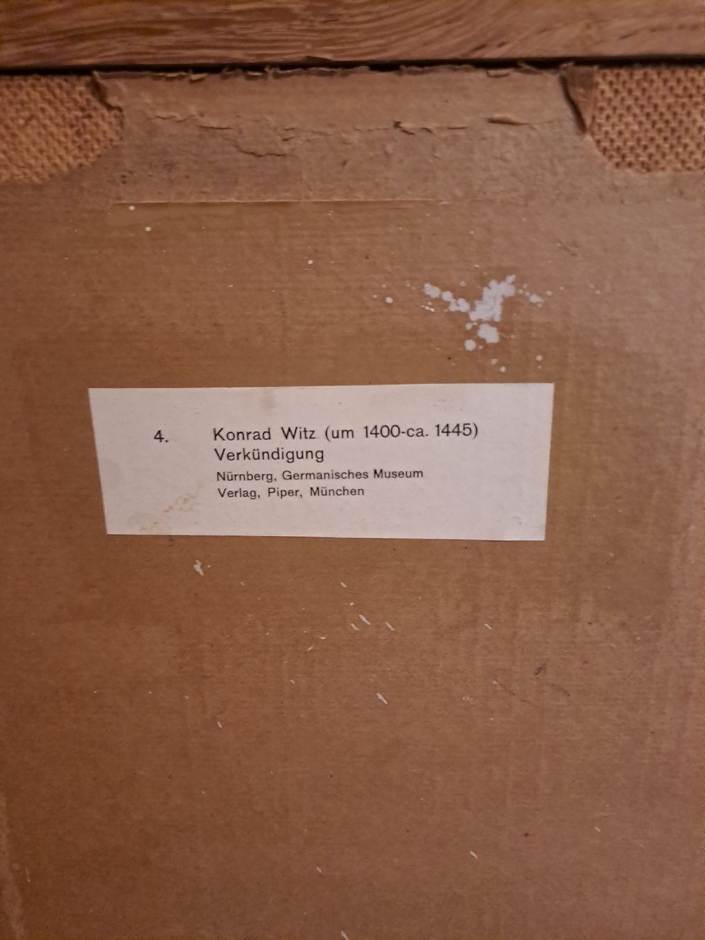 Dipinti: Bild Druck Konrad Witz Verkündigung – Usato da Basel venduto da suberi_Sach 6