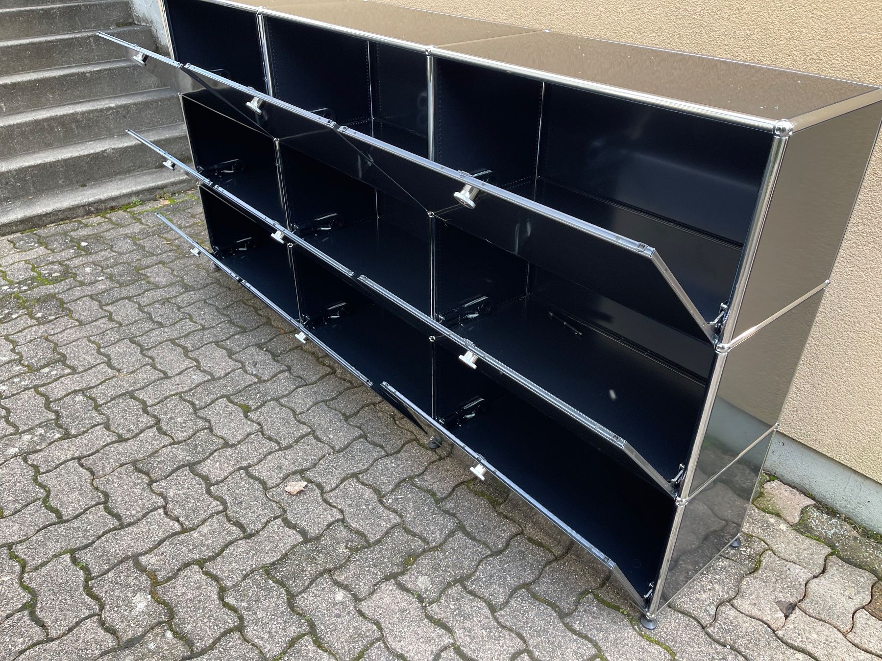 USM Kommoden: USM Haller Sideboard Schwarz 3x3 – Gebraucht aus Dietikon von Kumar_Occasionen 5