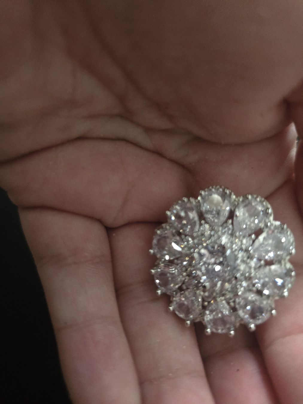 Anelli: Silbering mit 11 Moissanite gr. 58 S925 – Nuovo (secondo la descrizione) da Oberdiessbach venduto da Beautiful-things 1