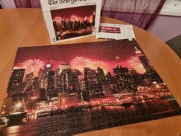 New York Times Puzzle, 1000 Teile, Feuerwerk