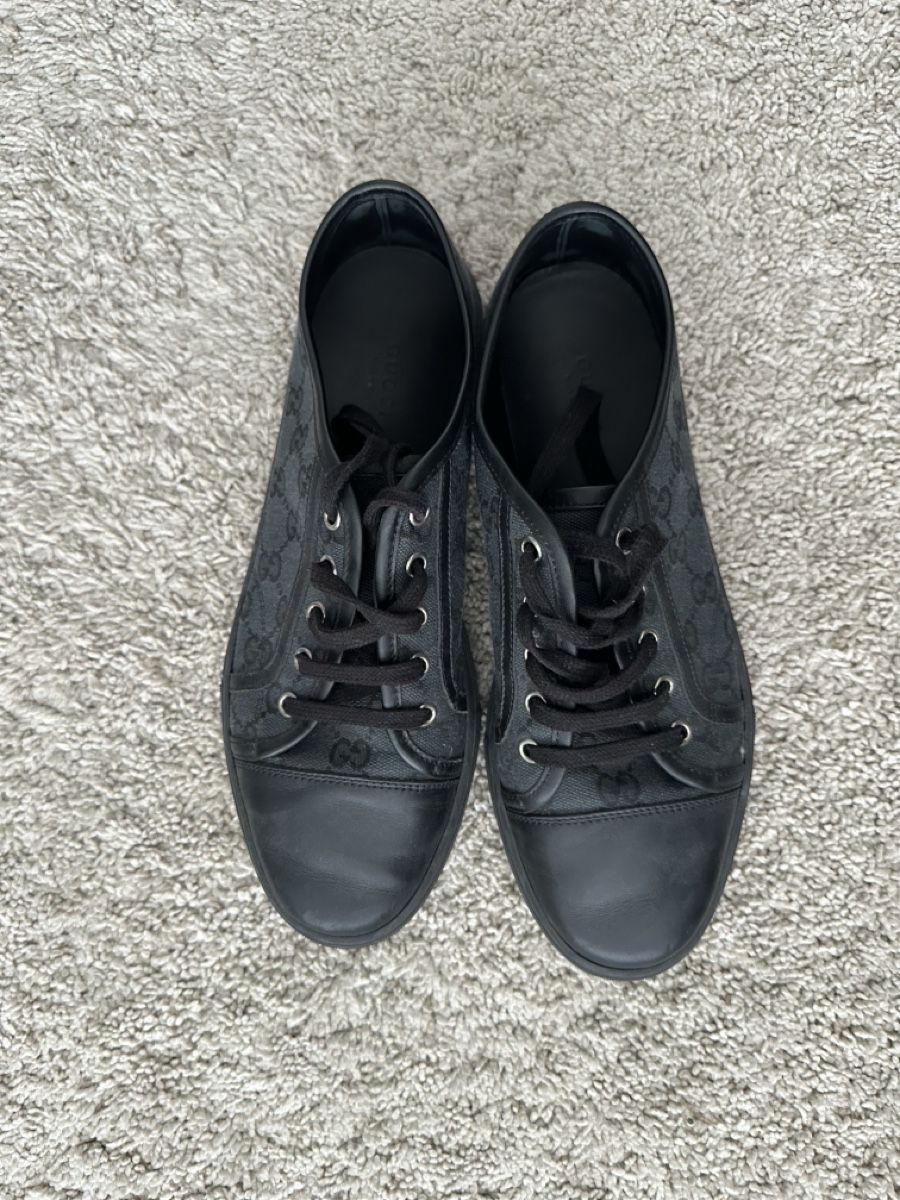 Gucci Herrenschuhe: Gucci Sneakers schwarz gebraucht – Gebraucht aus Hilterfingen von jmrhrt