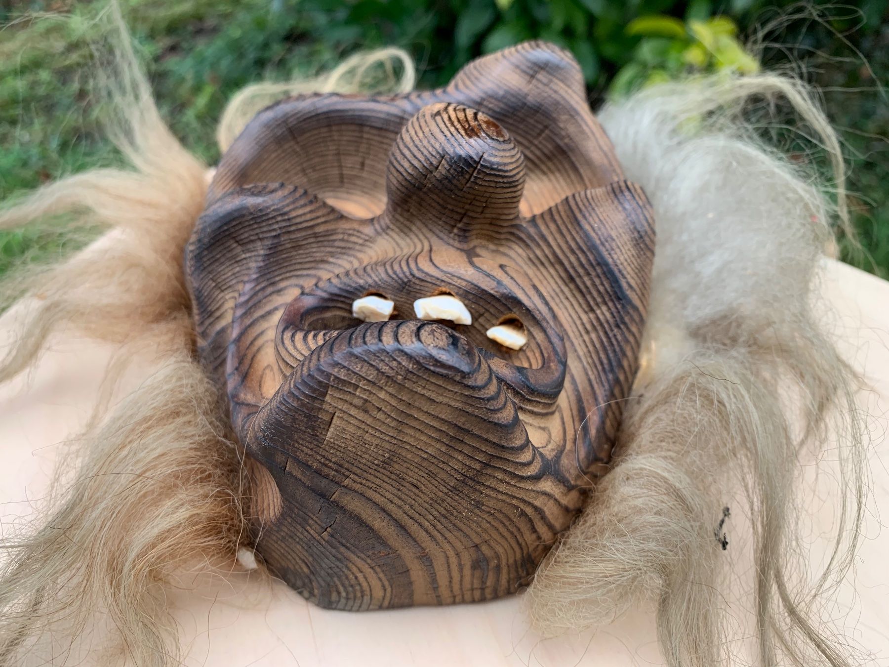 Sonstige Antiquitäten & Kunst: schöne alte Walliser Holzmaske – Gebraucht aus Feldbach von Olive1 3