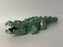 Lego figurine animal Sand Green Crocodile Figur