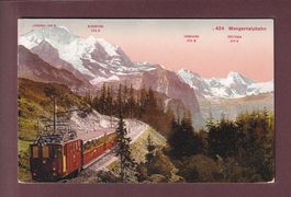 WENGERNALPBAHN - Zug - 1912