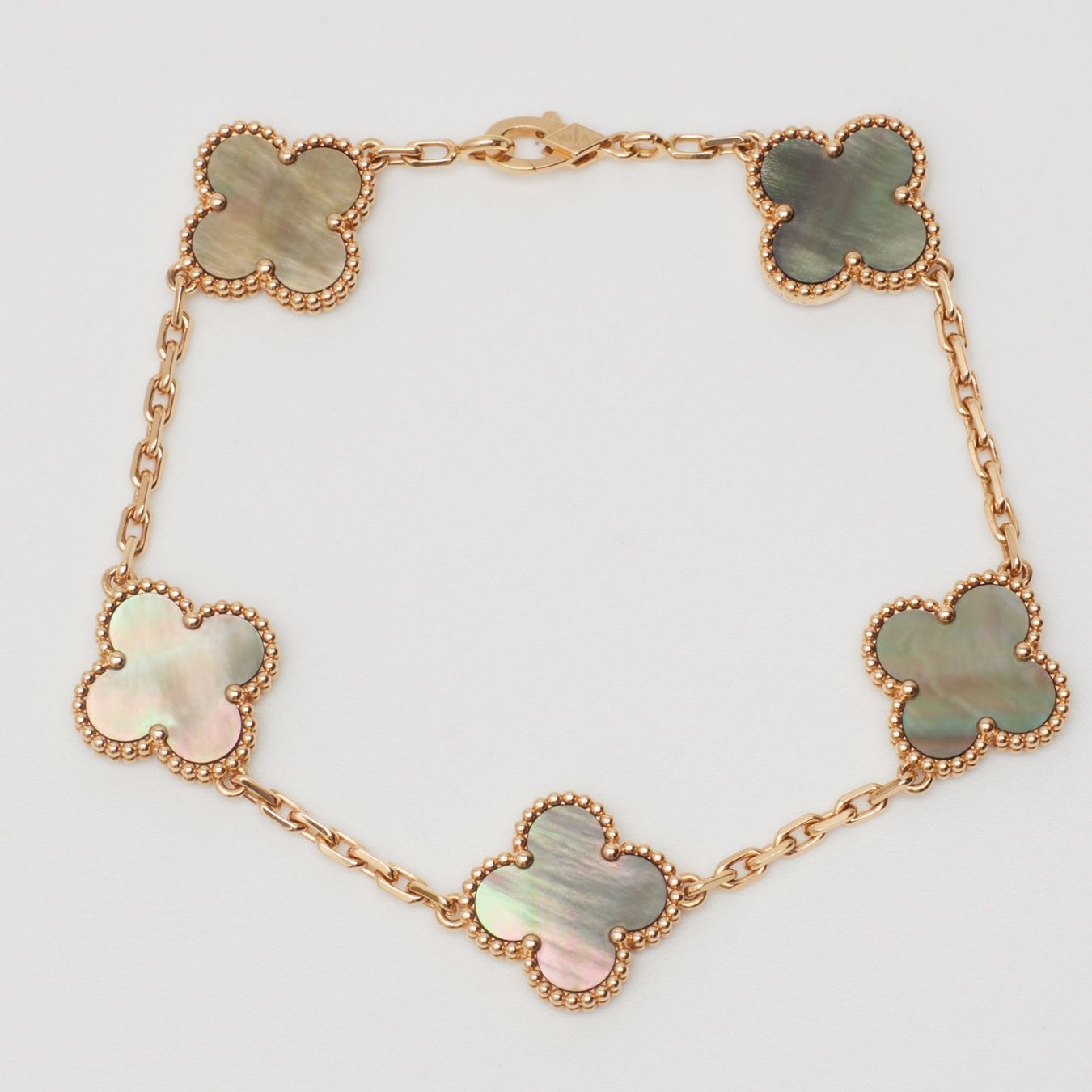 Van Cleef Bracciali & Braccialetti: RARE Authentique Bracelet VAN CLEEF ARPELS Vintage Alhambra – Nuovo e nell'imballaggio originale da Carouge GE venduto da TLD 5