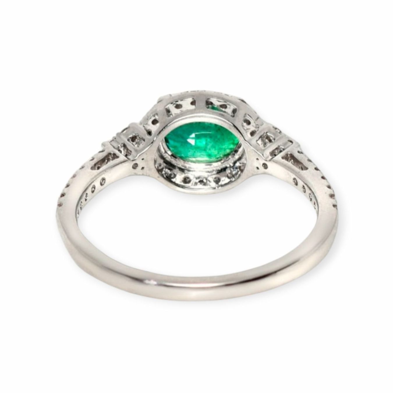 Anelli: Smaragd-Ring 14k Weissgold 1,08ct – Nuovo e nell'imballaggio originale da Illnau venduto da Juwelier_Mahler_GmbH 3