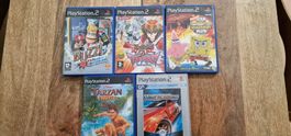 5 Videospiele PlayStation 2 Set diverse Titel gebraucht