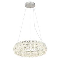 LED Pendelleuchte, K9 Kristalle, 60 cm Ø