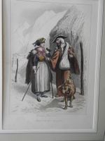 Kolorierter Kupferstich Valais, Rouargue frères, 1852