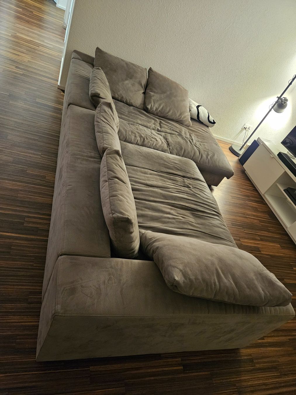 Sofas: Designer Sofa grau alcantara – D'occasion à Männedorf par go-rs484 1