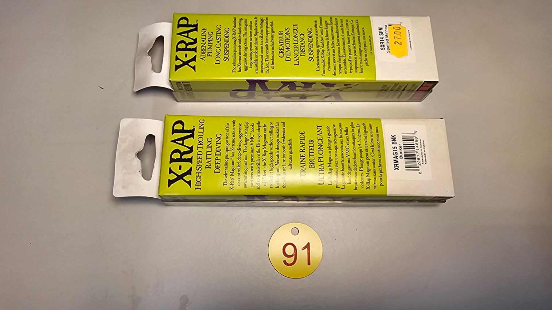 Rapala Köder: 2x Rapala X-Rap Long Casting, Deep Diving Zander Hecht OVP – Neu und originalverpackt aus Abtwil SG von Fischerei_Artikel 1
