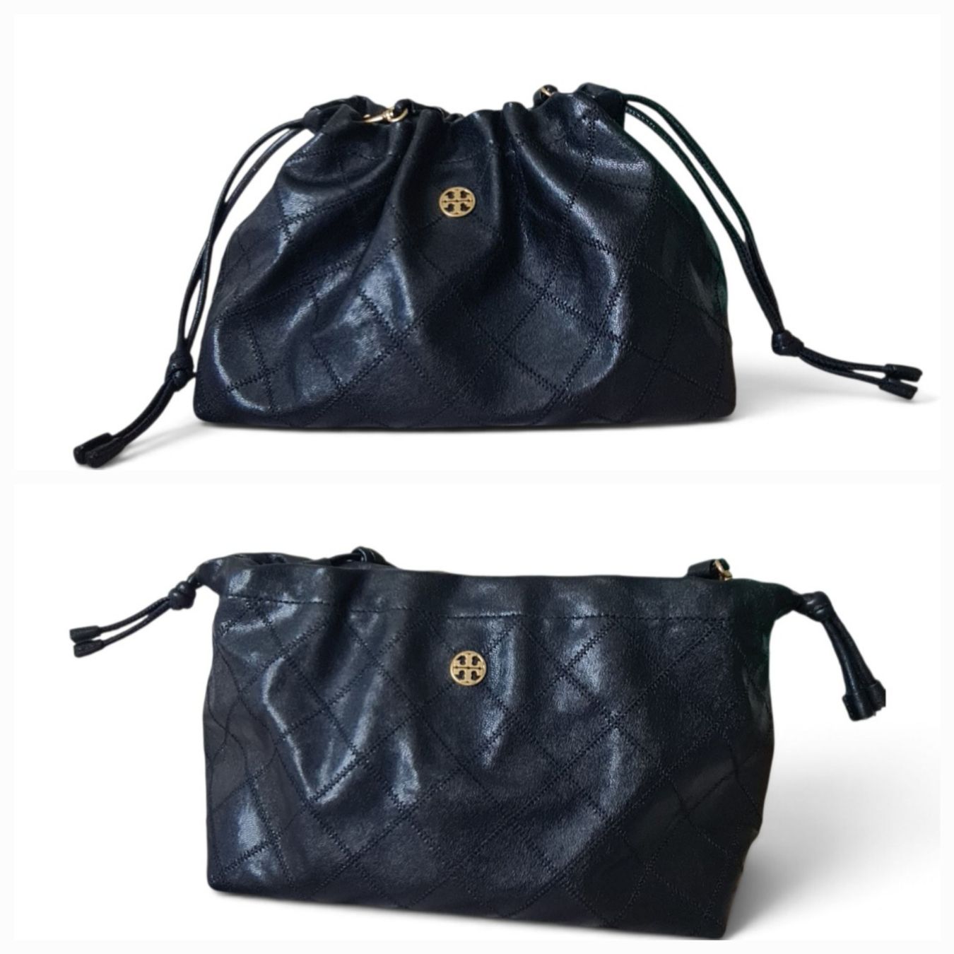 Tory Burch Borse da donna: Sac Tory Burch – Willa Large E/W Drawstring – Noir – Nuovo (secondo la descrizione) da Renens VD venduto da del_t2kx 3