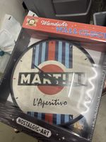Nostalic art Wall Clock Wanduhr Retro Martini Gastro Racing