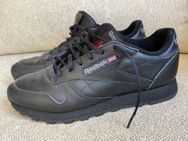 Reebok Classic Leder Sneaker Gr 38 schwarz neuwertig