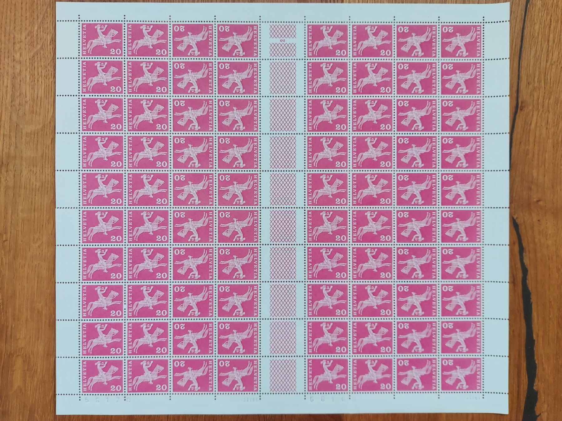 Tutti i francobolli: Postfrisch, gültige Schweizer Frankatur, Briefmarkenbogen – Nuovo e nell'imballaggio originale da Heiden venduto da ber_b77f