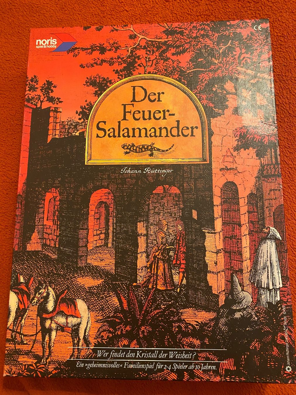 Giochi: Der Feuersalamander Nostalgie Spiel 1987 Brettspiel – Usato da Basel venduto da him_5r5n