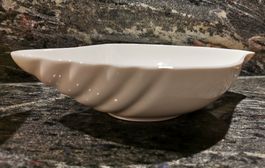Schöne Triple A Porzellan Schale, Geschirr, Weiss, 7x32x17cm