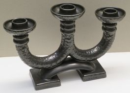 Art deco Kerzenleuchter, Keramik 1930-50
