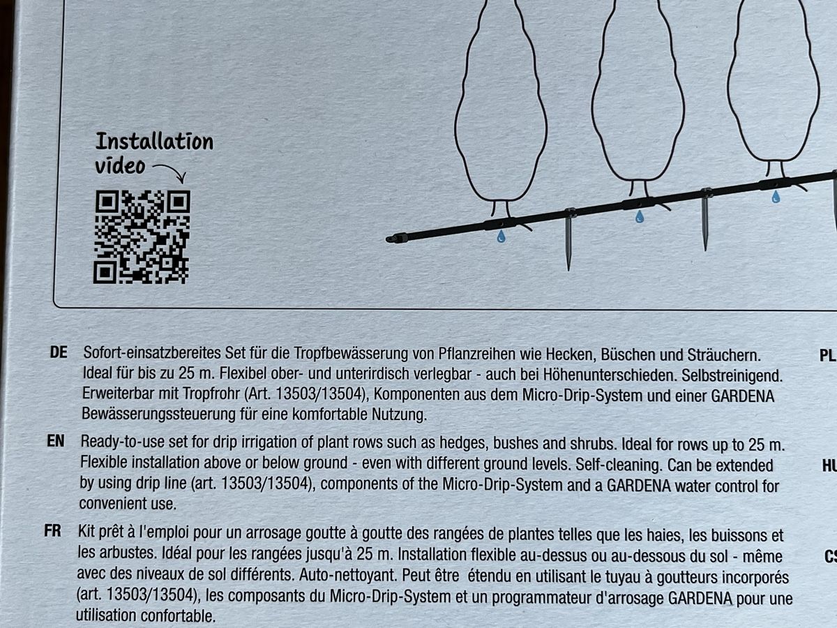 Gardena Tubi & Tubi flessibili: GARDENA Micro-Drip-System Set 25 m neu – Nuovo e nell'imballaggio originale da Basel venduto da Cmueggi 3