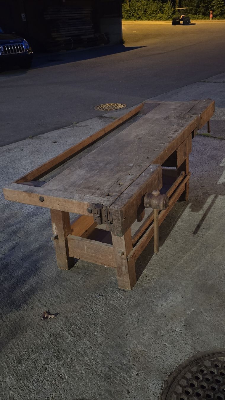 Banchi da lavoro: Antike Werkbank - super Patina – Usato da Oberaach venduto da Wicktrade 7