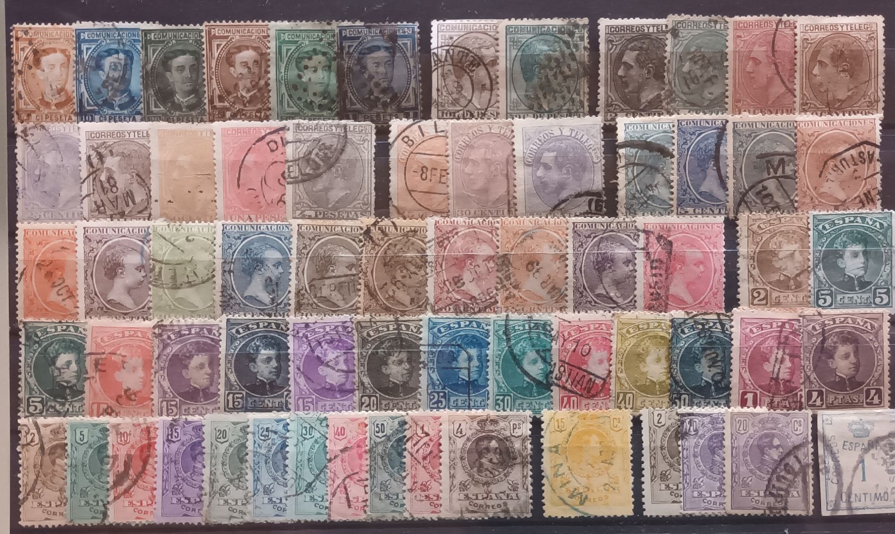 Alle Briefmarken: Espagne  – Gebraucht aus Martigny von Rosseline 1