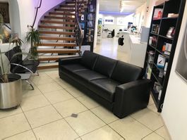 DESIGNER LEDER SOFA  Bett Funktion  LIEFERUNG  GRATIS