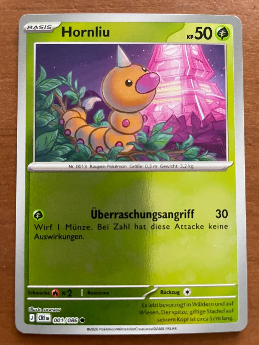 Pokémon Cartes à collectionner: Pokemon Hornliu Reverse (Versand gratis) – Neuf (Voir description) à Chur par Angerson