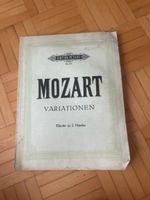 Klaviernoten Mozart Variationen für 2 Händen