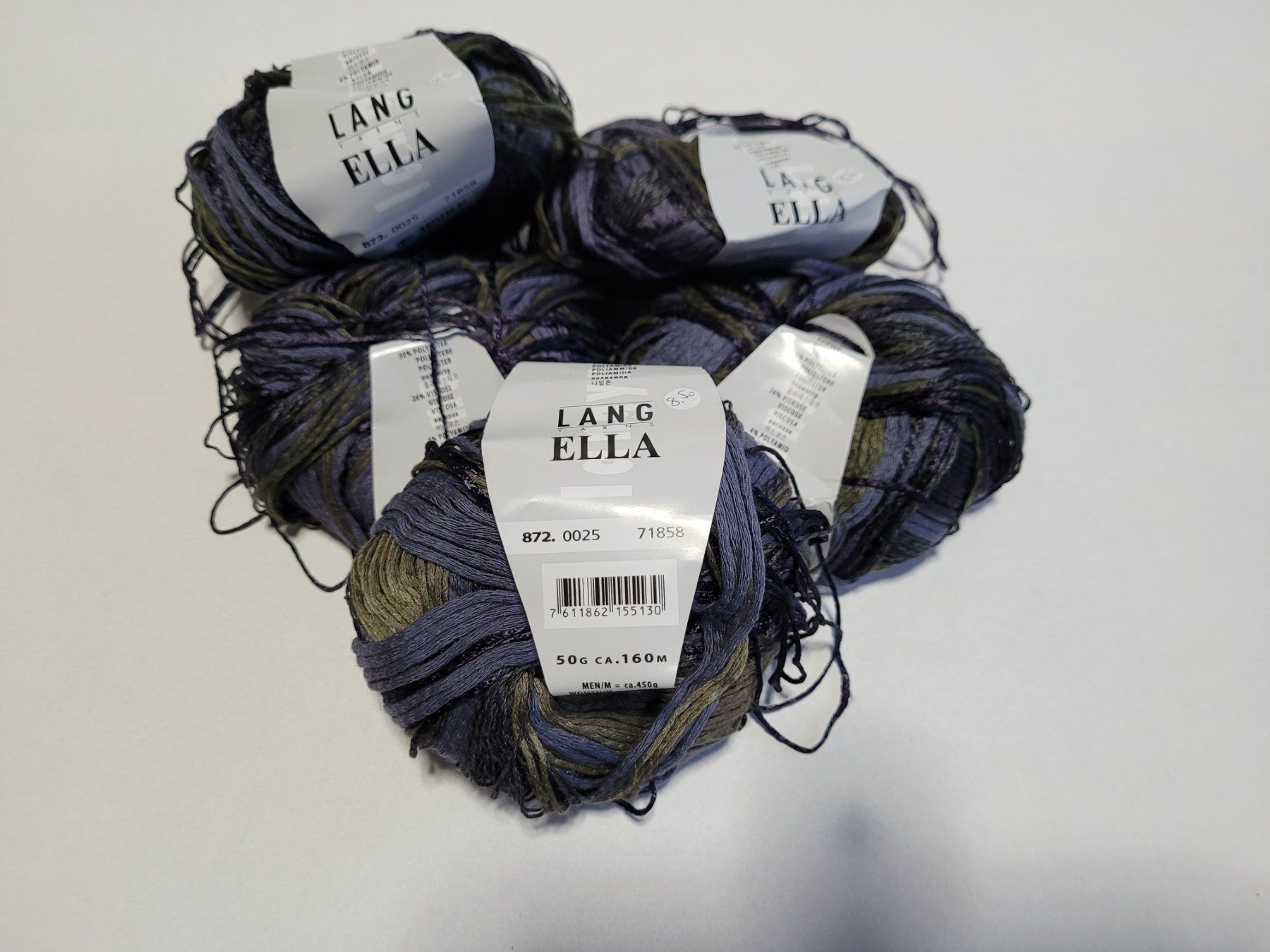 Lana: 250g Lang Yarns Ella Garn – Nuovo e nell'imballaggio originale da Münchenbuchsee venduto da Grundel74 3