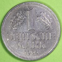 1954  /  DEUTSCHLAND / 1 MARK - MÜNZE / SEHR GUT ERHALTEN !